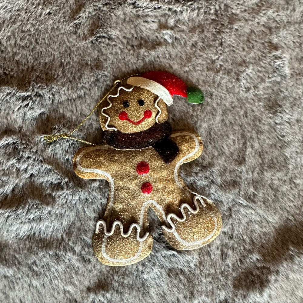 Gingerbread Man Christmas Ornament - Picture 2 of 3